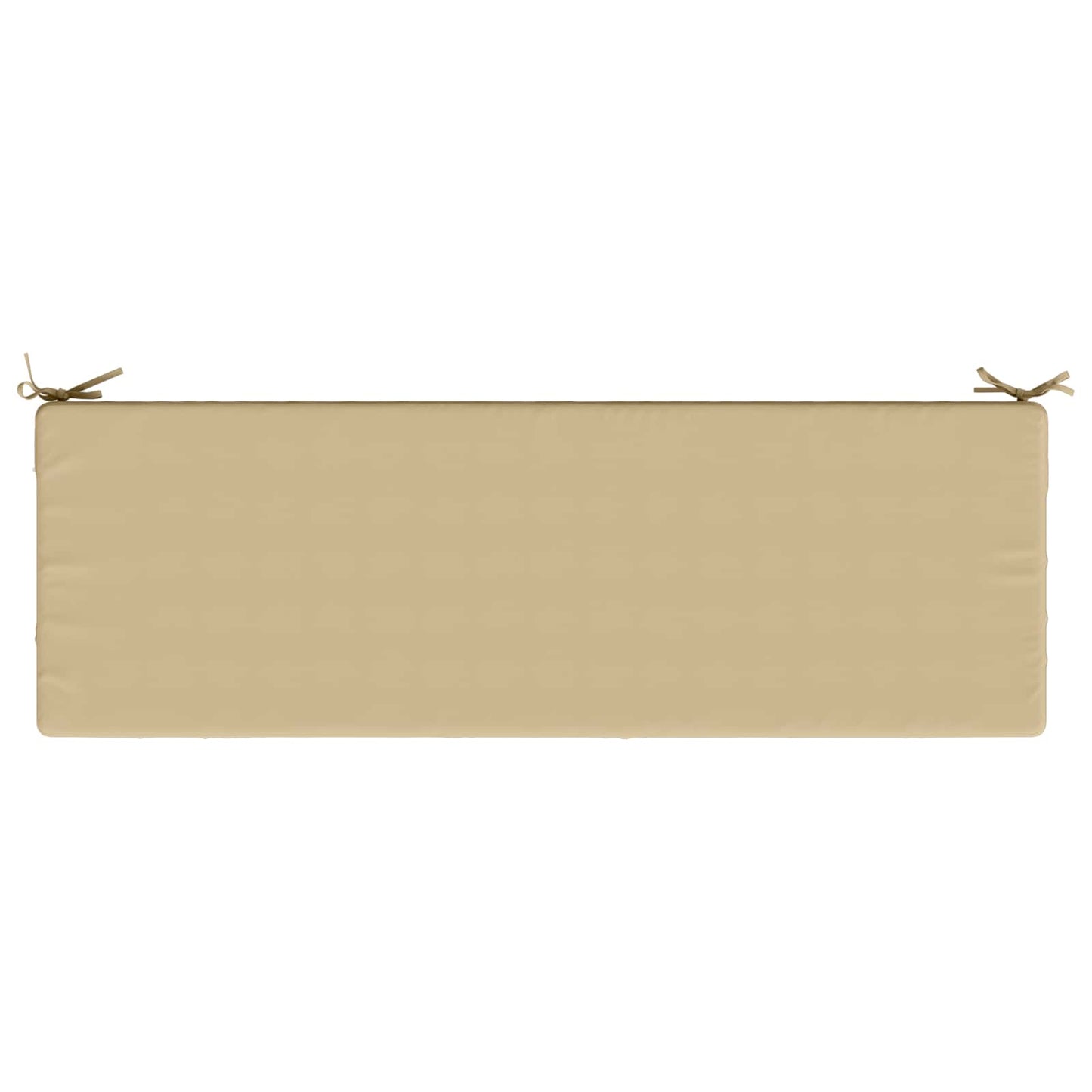 Bench Cushion SOEST 100% Polyester Beige 140 x 50 x 8 cm