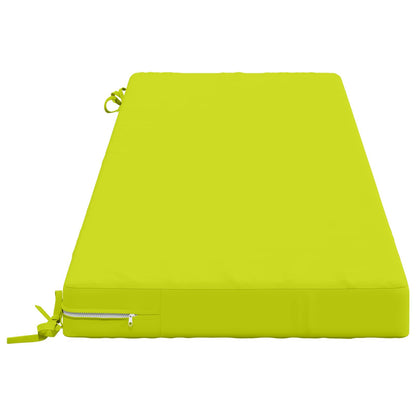 2-Piece Bench Cushions SOEST 2 pcs 100% Polyester Bright Green