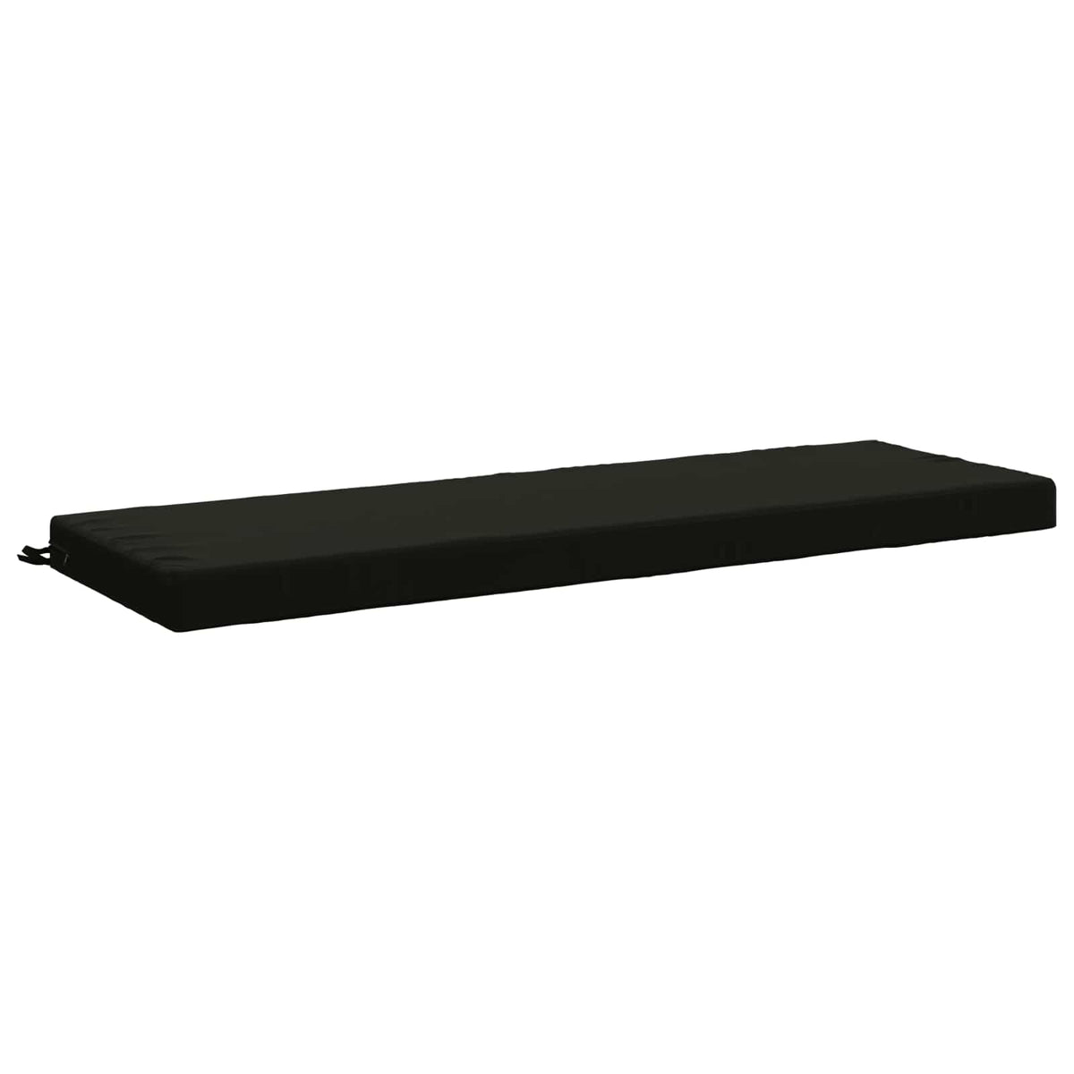 2-Piece Bench Cushions SOEST 2 pcs 100% Polyester Black