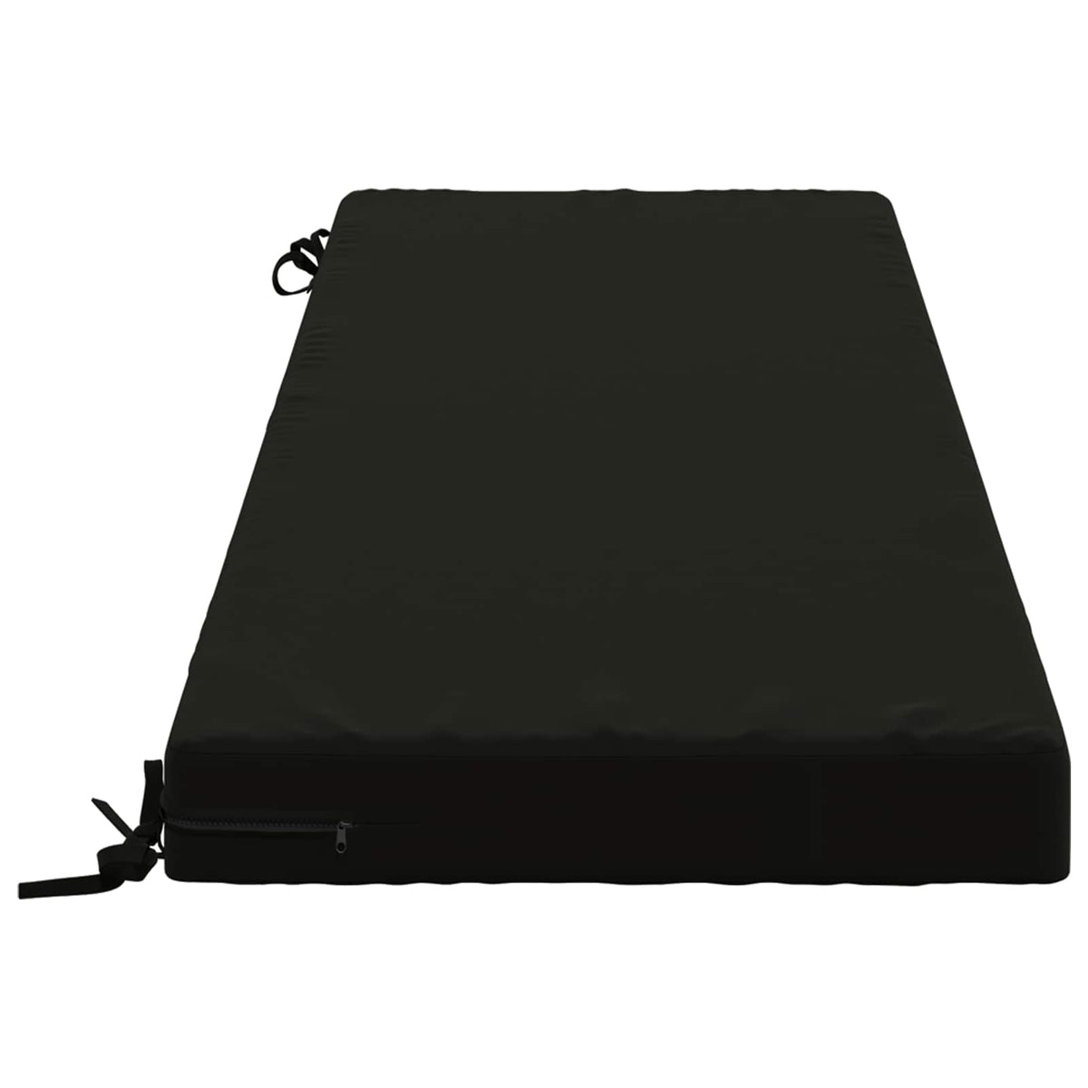 2-Piece Bench Cushions SOEST 2 pcs 100% Polyester Black