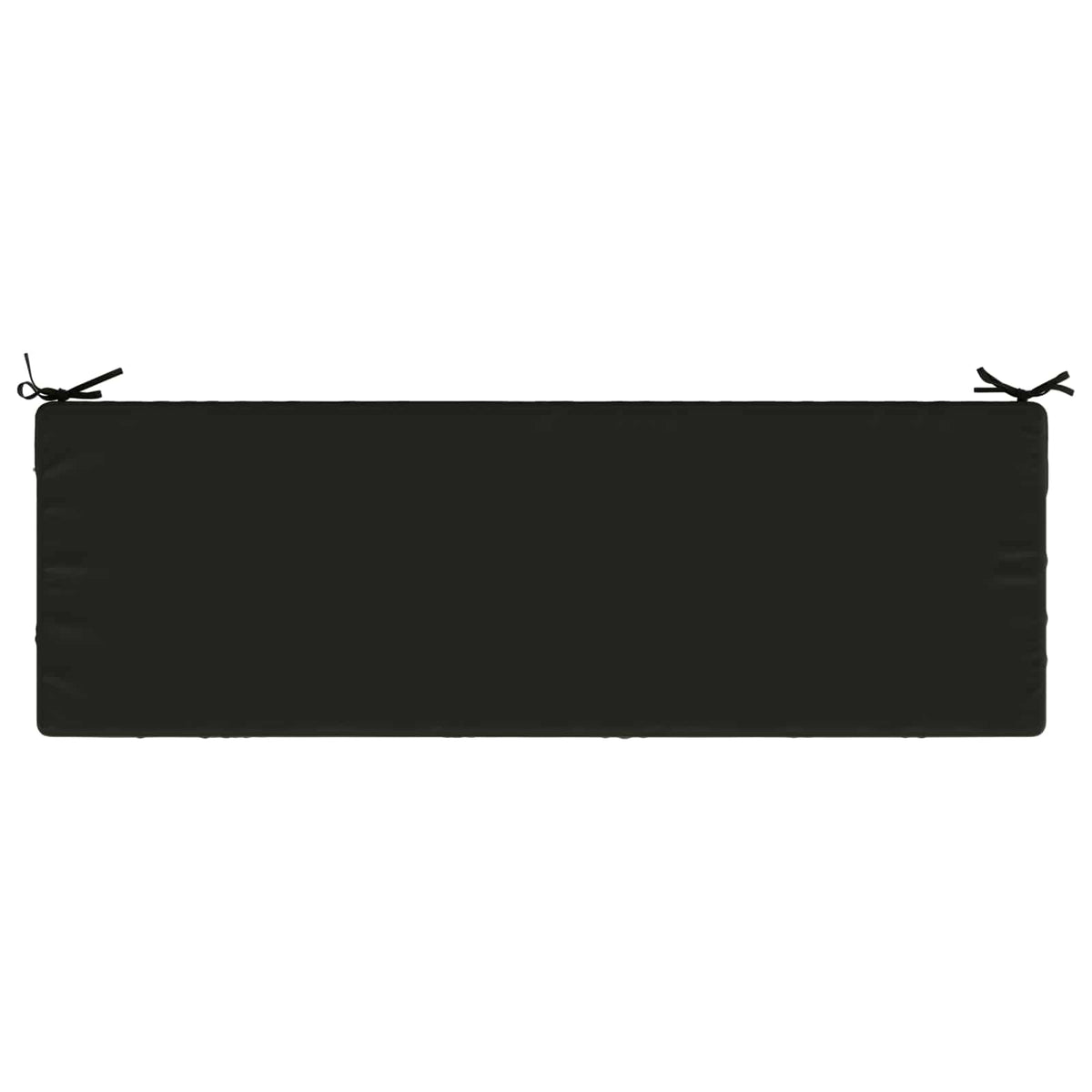 2-Piece Bench Cushions SOEST 2 pcs 100% Polyester Black