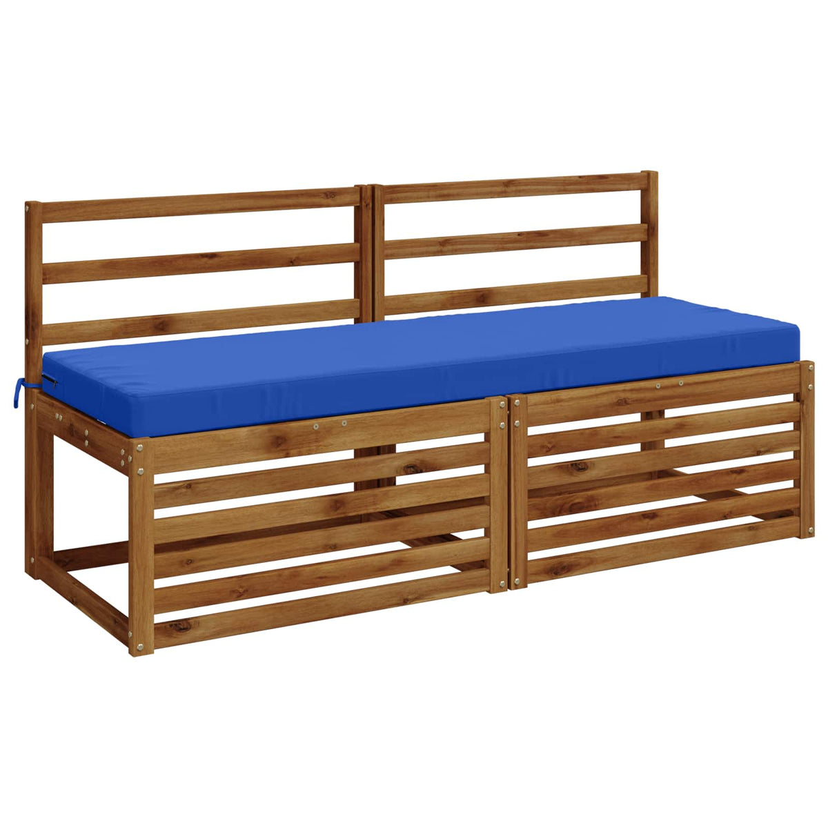2-Piece Bench Cushions SOEST 2 pcs 100% Polyester Royal Blue