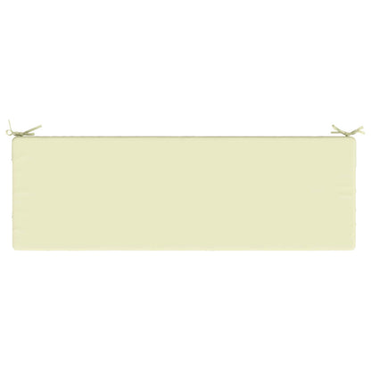 Bench Cushion SOEST 100% Polyester Cream 140 x 50 x 8 cm