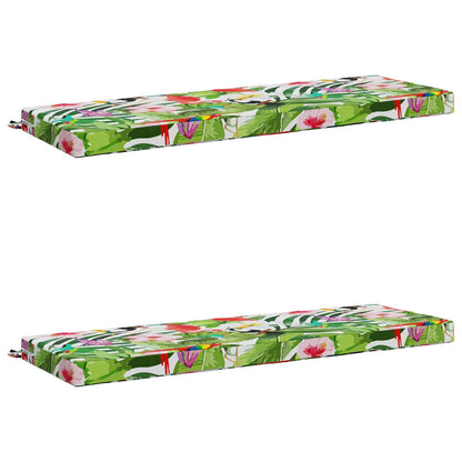 2-Piece Bench Cushions SOEST 2 pcs 100% Polyester Multicolour