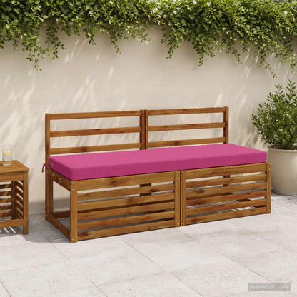 2-Piece Bench Cushions SOEST 2 pcs 100% Polyester Pink