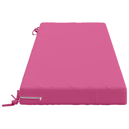 2-Piece Bench Cushions SOEST 2 pcs 100% Polyester Pink