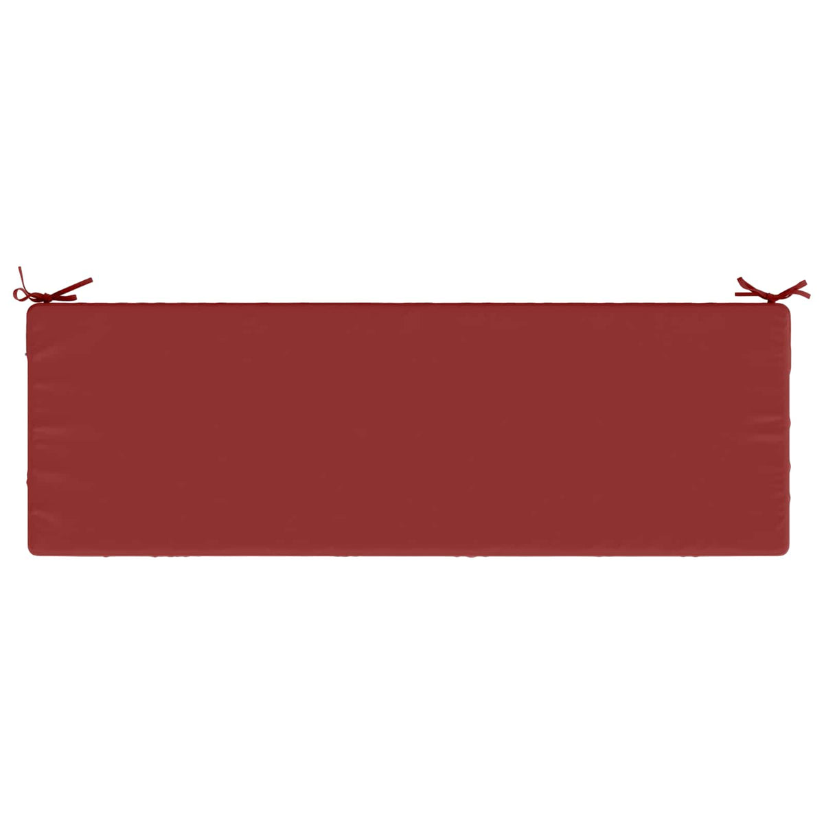 2-Piece Bench Cushions SOEST 2 pcs 100% Polyester Wine Red