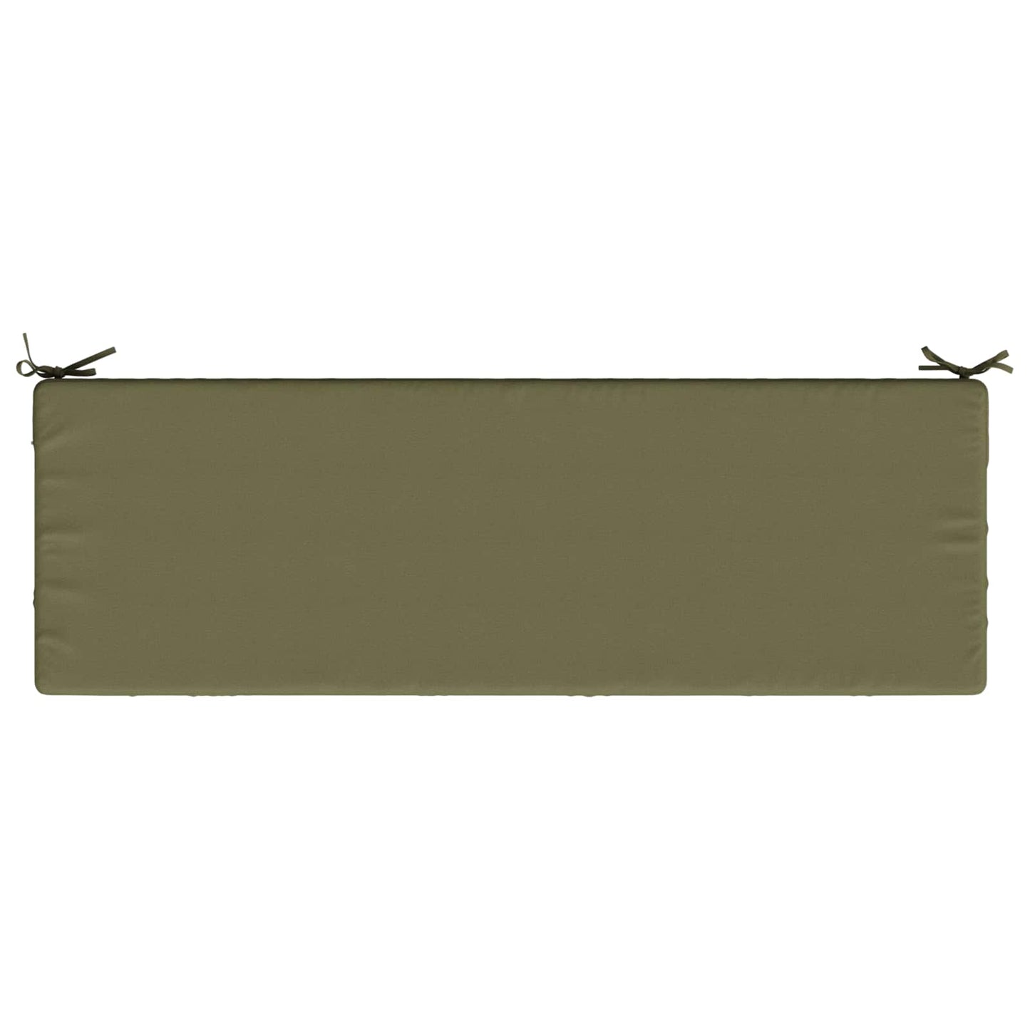 2-Piece Bench Cushions SOEST 2 pcs 100% Polyester Olive Green
