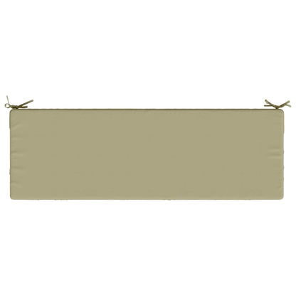 Bench Cushion SOEST 100% Polyester Light Green 150 x 50 x 8 cm