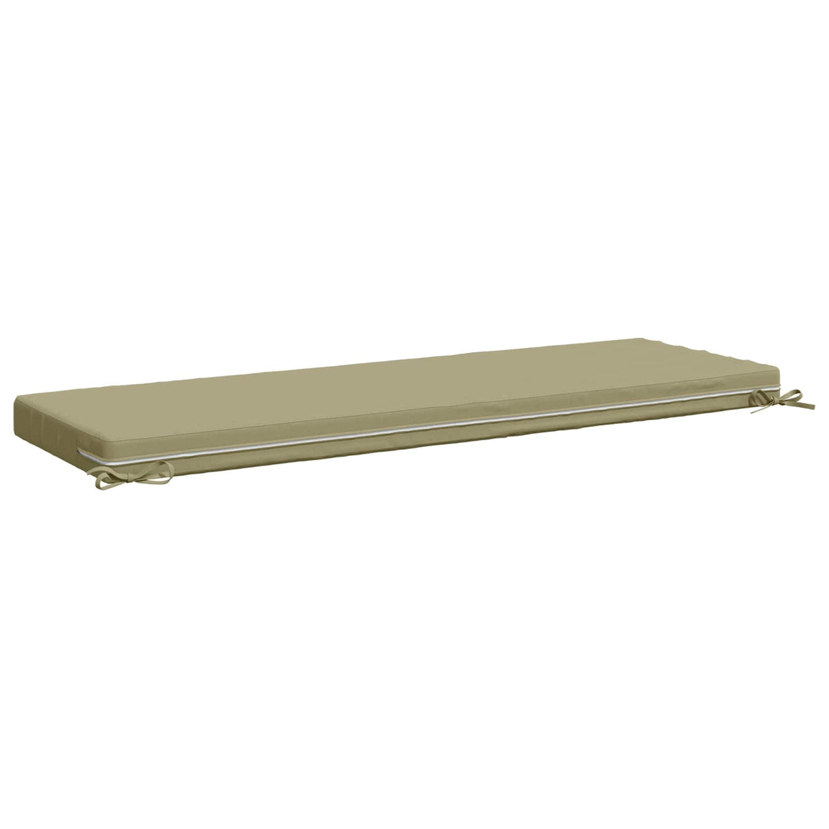 2-Piece Bench Cushions SOEST 2 pcs 100% Polyester Light Green