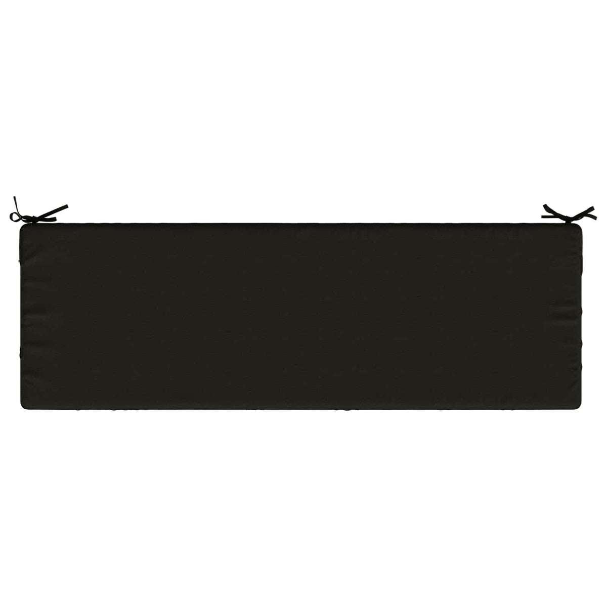 2-Piece Bench Cushions SOEST 2 pcs 100% Polyester Black