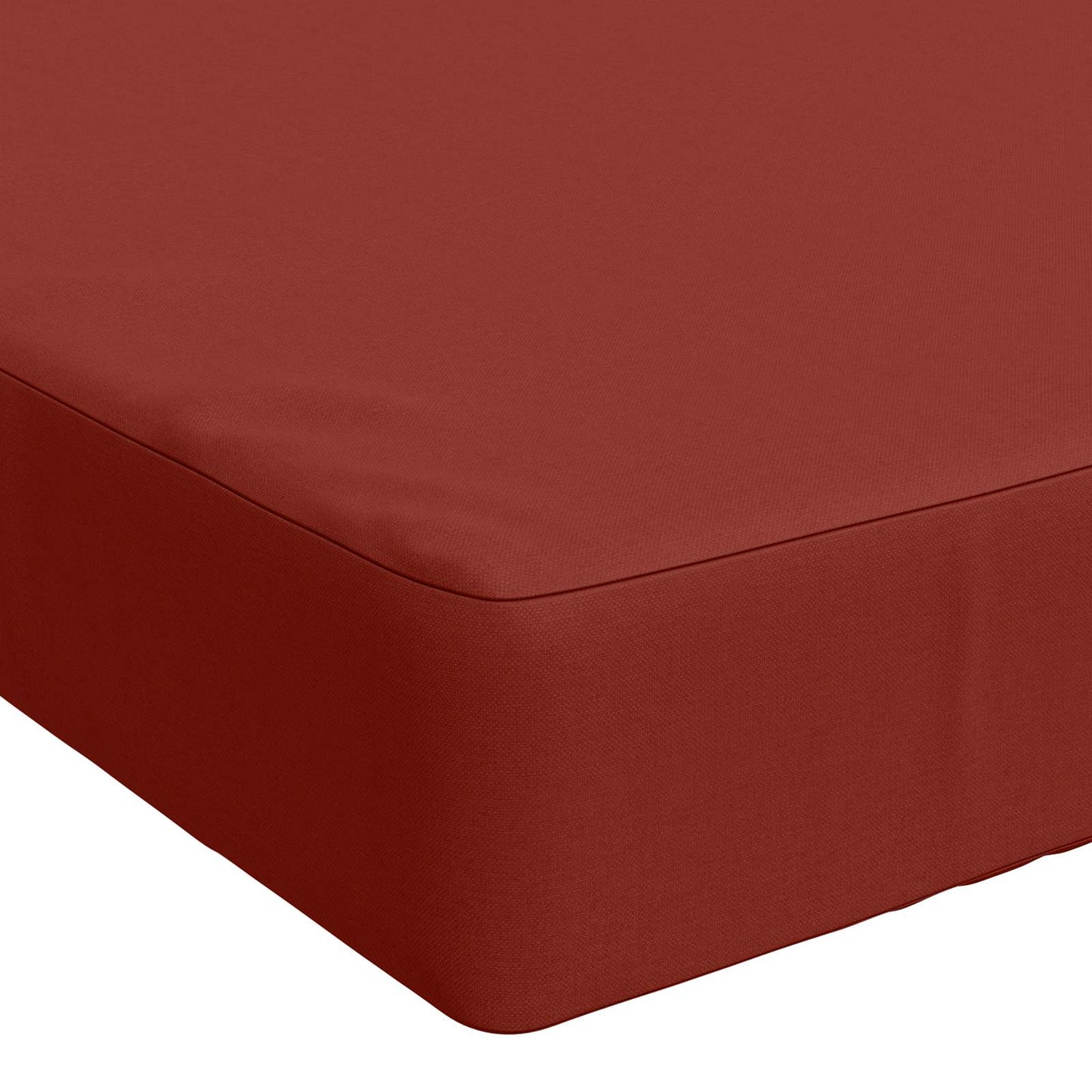 Bench Cushion SOEST 100% Polyester Red 150 x 50 x 8 cm