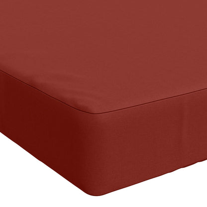 Bench Cushion SOEST 100% Polyester Red 150 x 50 x 8 cm