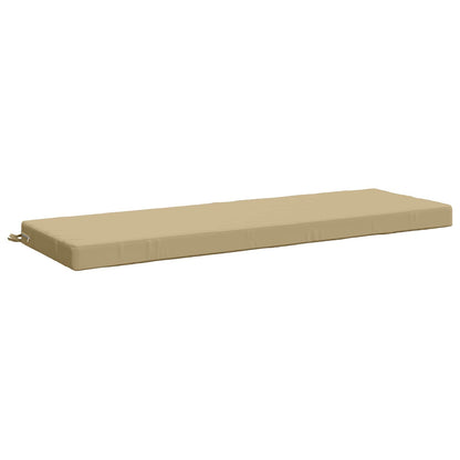 Bench Cushion SOEST 100% Polyester Beige 150 x 50 x 8 cm