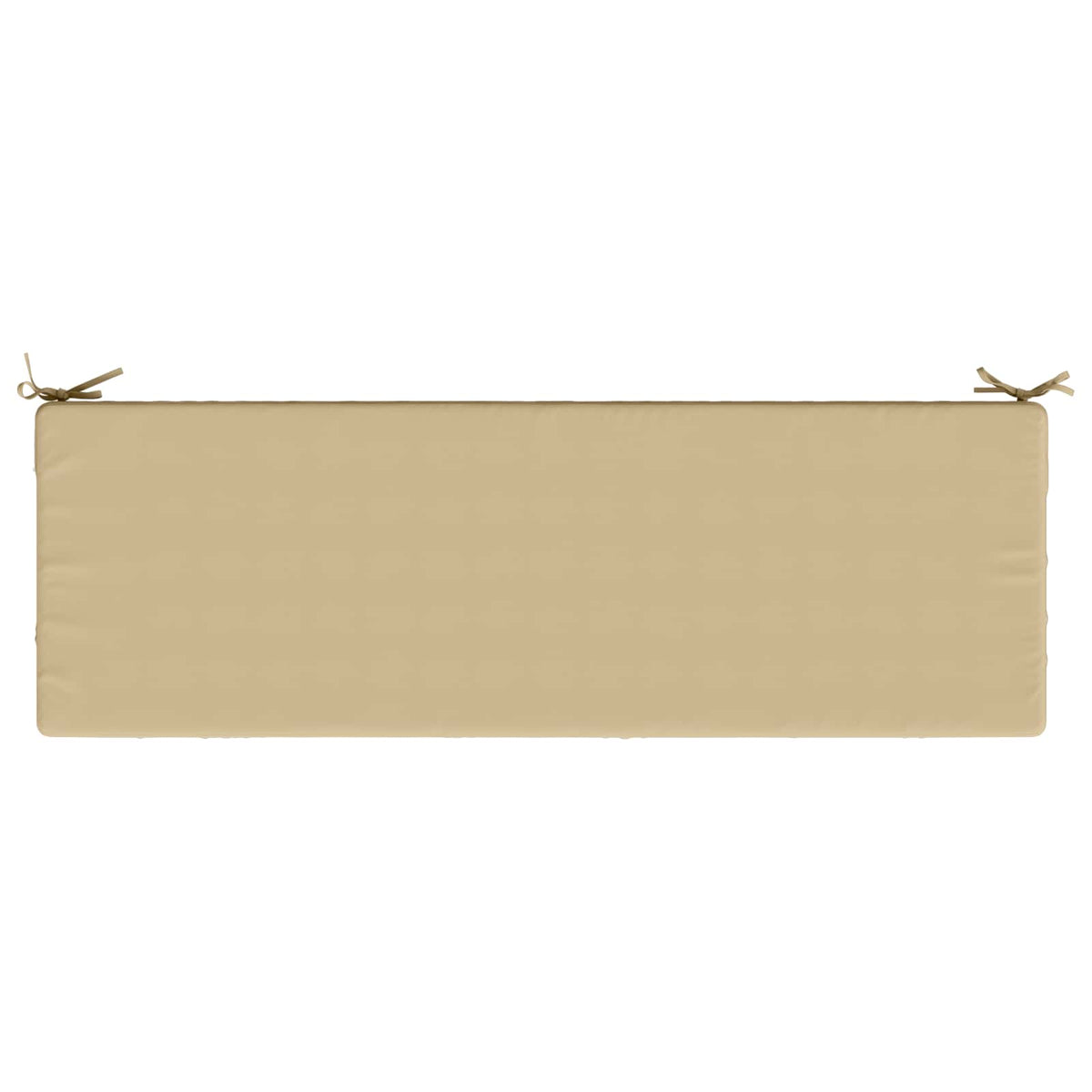 Bench Cushion SOEST 100% Polyester Beige 150 x 50 x 8 cm