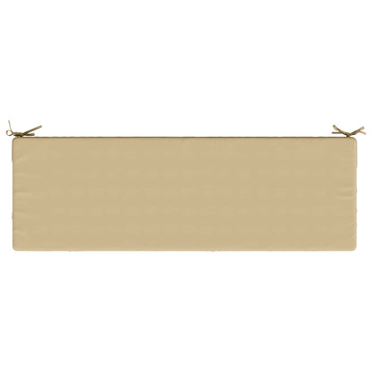 Bench Cushion SOEST 100% Polyester Beige 150 x 50 x 8 cm