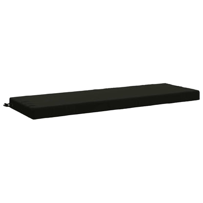 2-Piece Bench Cushions SOEST 2 pcs 100% Polyester Black
