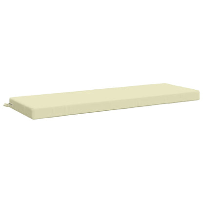 Bench Cushion SOEST 100% Polyester Cream 150 x 50 x 8 cm