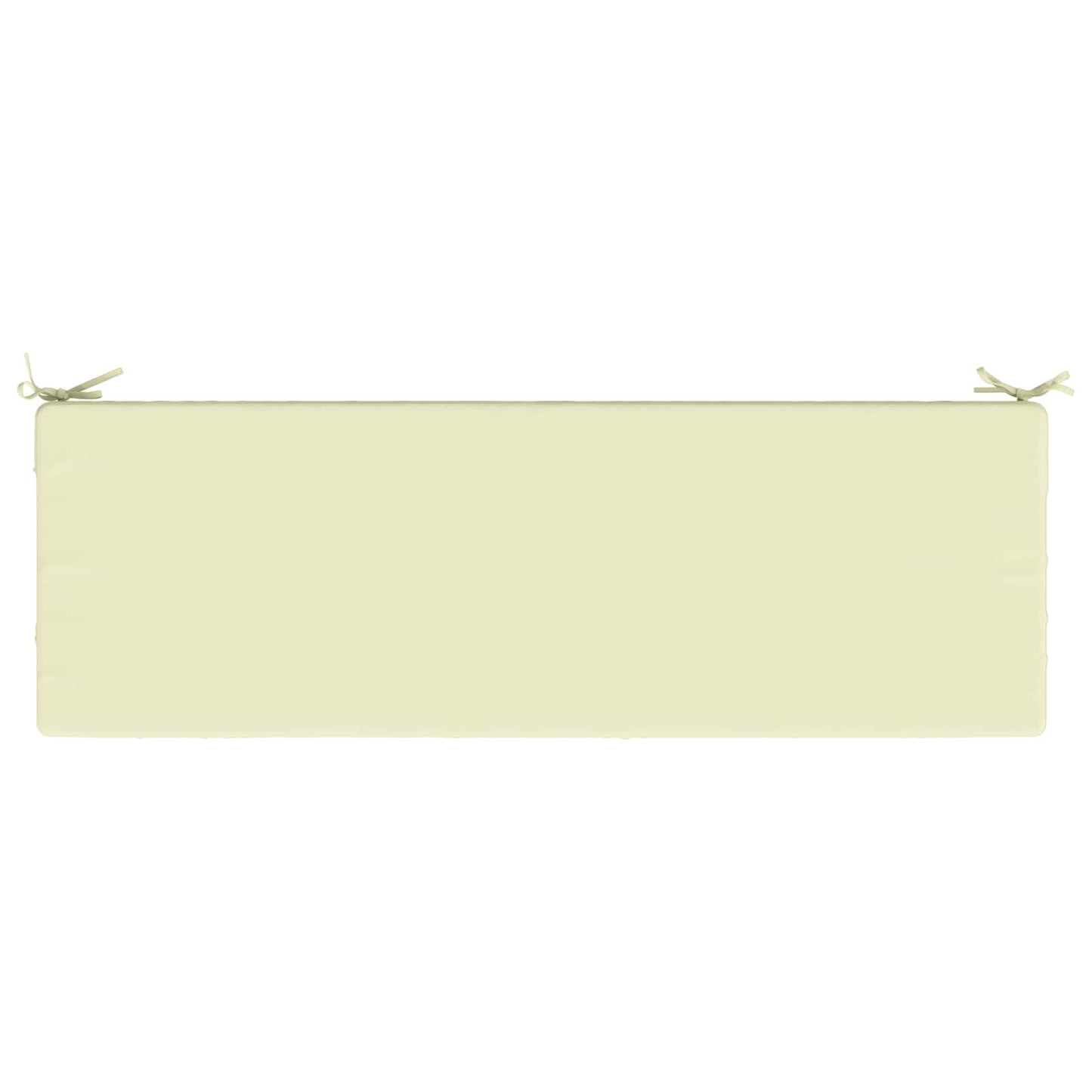 Bench Cushion SOEST 100% Polyester Cream 150 x 50 x 8 cm