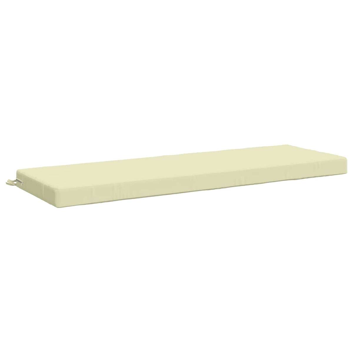 2-Piece Bench Cushions SOEST 2 pcs 100% Polyester Cream