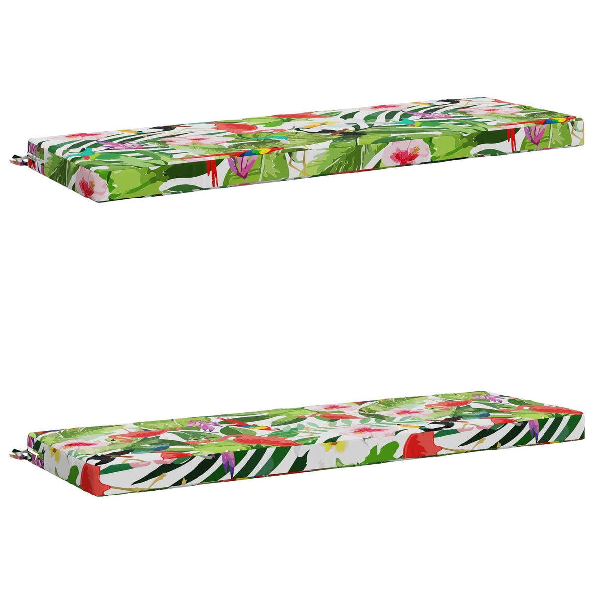 2-Piece Bench Cushions SOEST 2 pcs 100% Polyester Multicolour