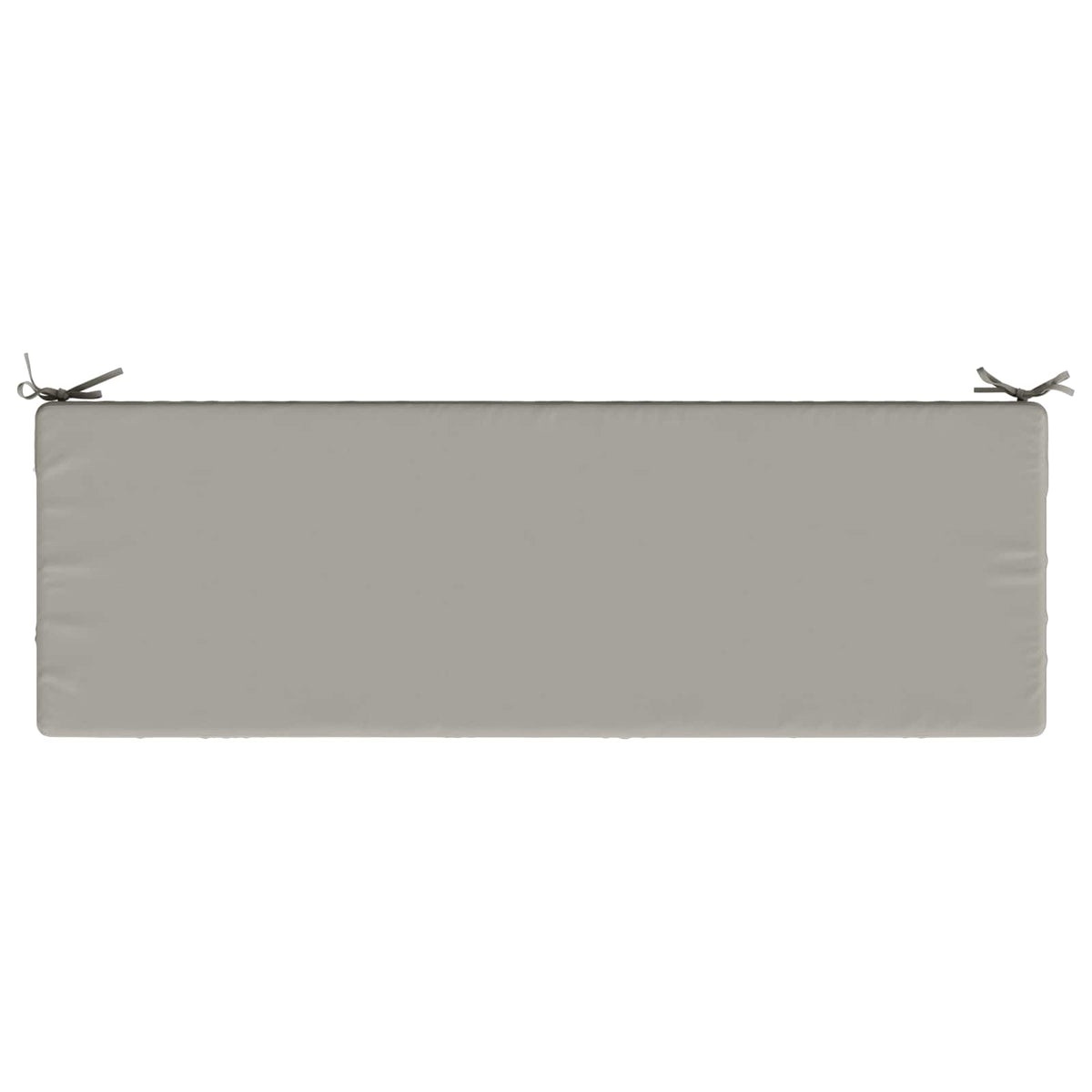 Bench Cushion SOEST 100% Polyester Grey 150 x 50 x 8 cm