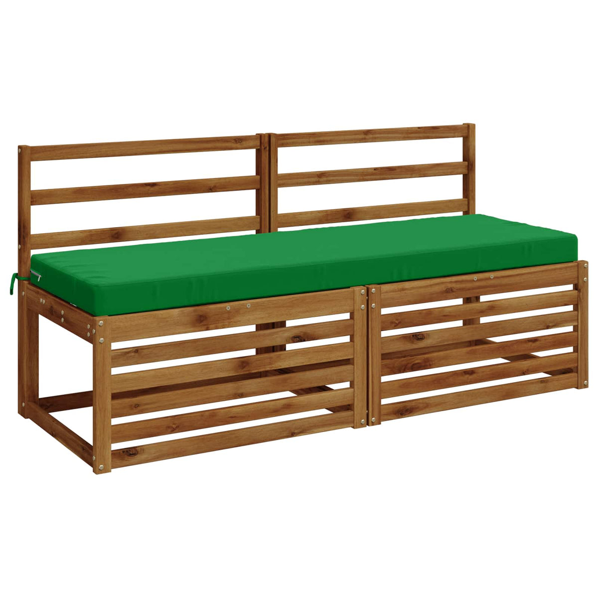 2-Piece Bench Cushions SOEST 2 pcs 100% Polyester Green