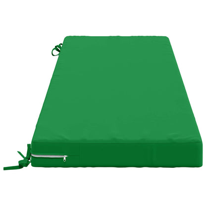 2-Piece Bench Cushions SOEST 2 pcs 100% Polyester Green