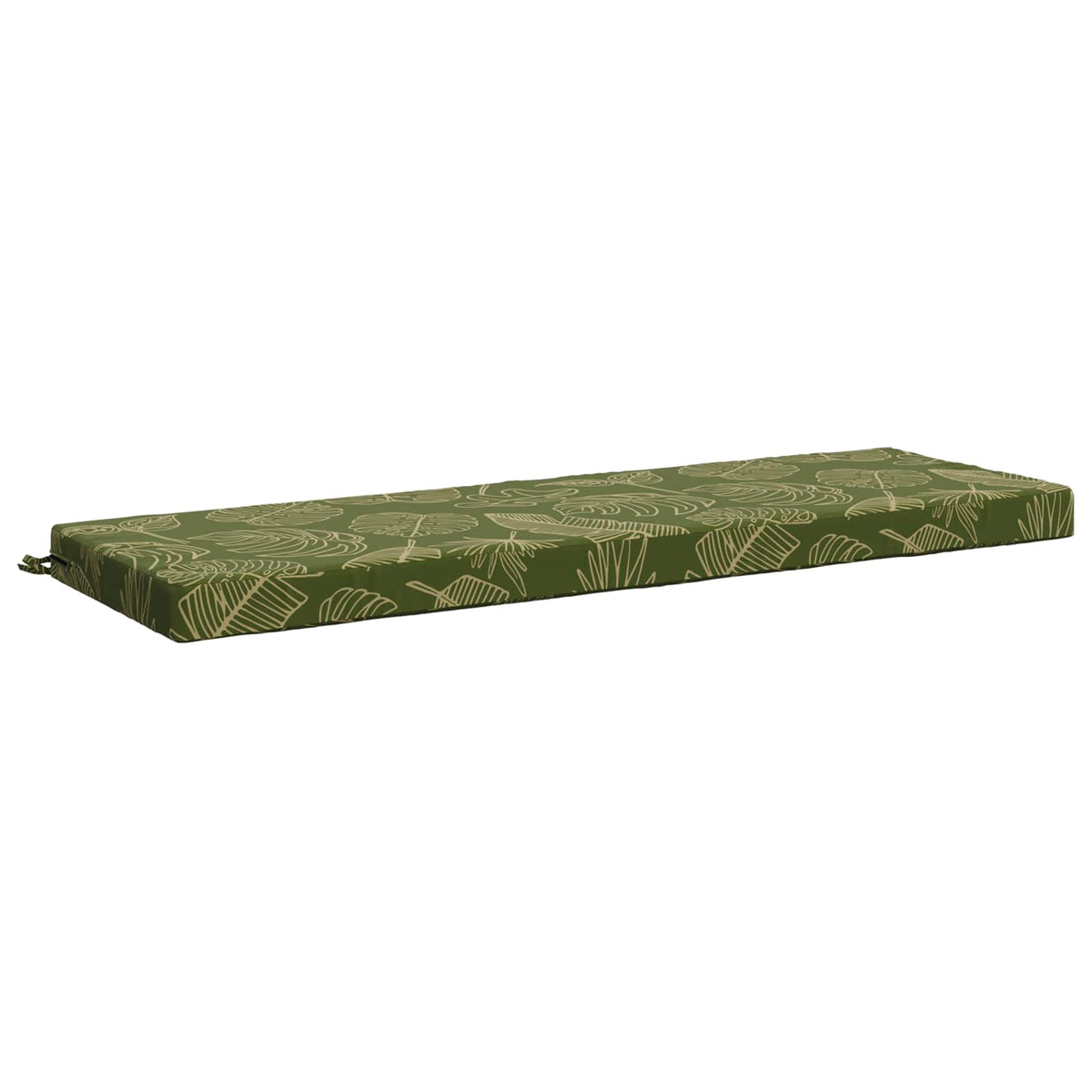 2-Piece Bench Cushions SOEST 2 pcs 100% Polyester Leaf Design