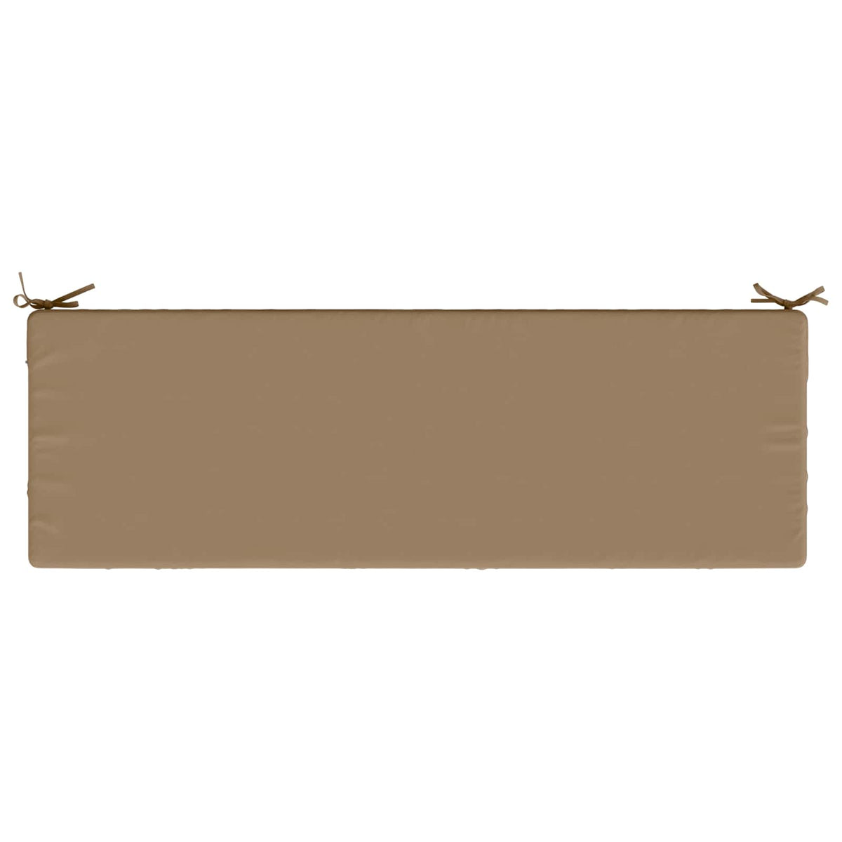 2-Piece Bench Cushions SOEST 2 pcs 100% Polyester Taupe