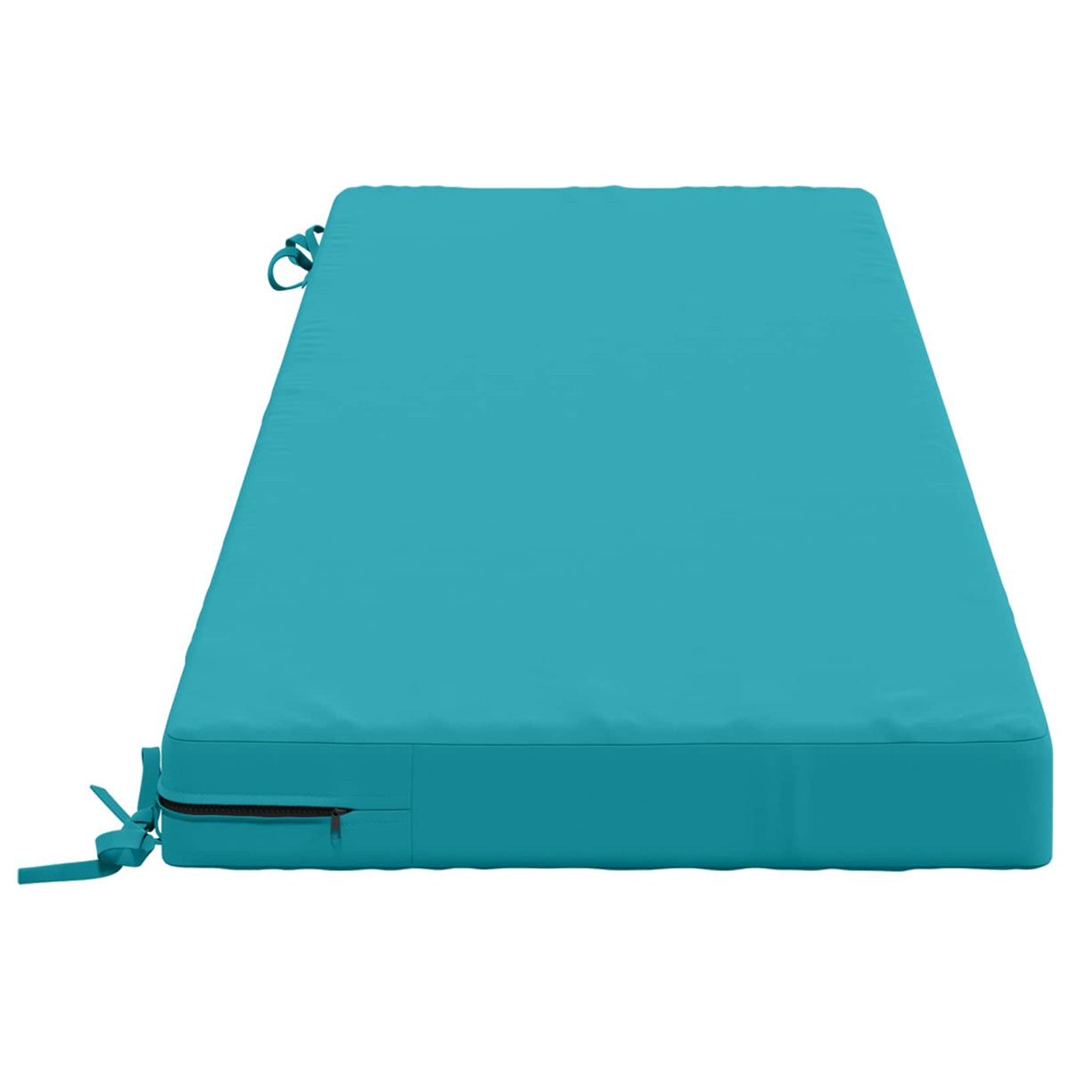 2-Piece Bench Cushions SOEST 2 pcs 100% Polyester Turquoise