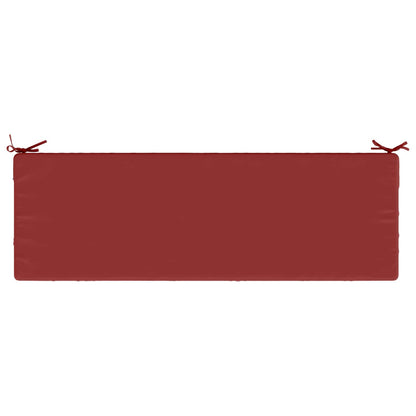 Bench Cushion SOEST 100% Polyester Wine Red 150 x 50 x 8 cm