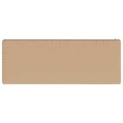 1-Piece Bench Cushion VUGHT 100% Polyester Sand 60 x 30 x 5 cm
