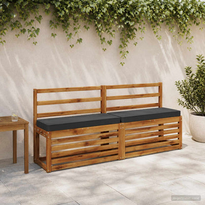 1-Piece Bench Cushion VUGHT 100% Polyester Anthracite