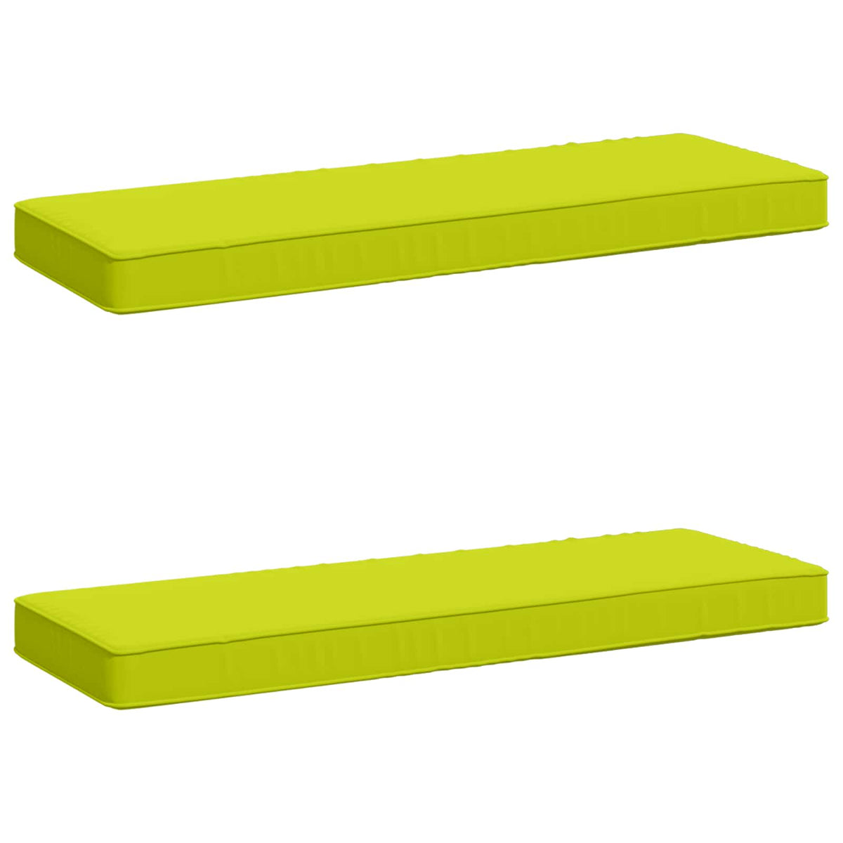 2-Piece Bench Cushions VUGHT 2 pcs 100% Polyester Bright Green