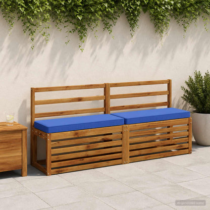 1-Piece Bench Cushion VUGHT 100% Polyester Royal Blue