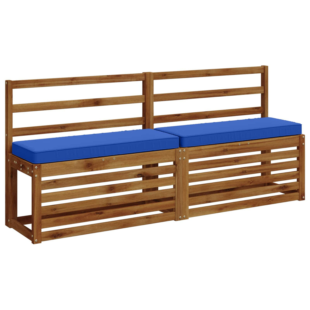 2-Piece Bench Cushions VUGHT 2 pcs 100% Polyester Royal Blue