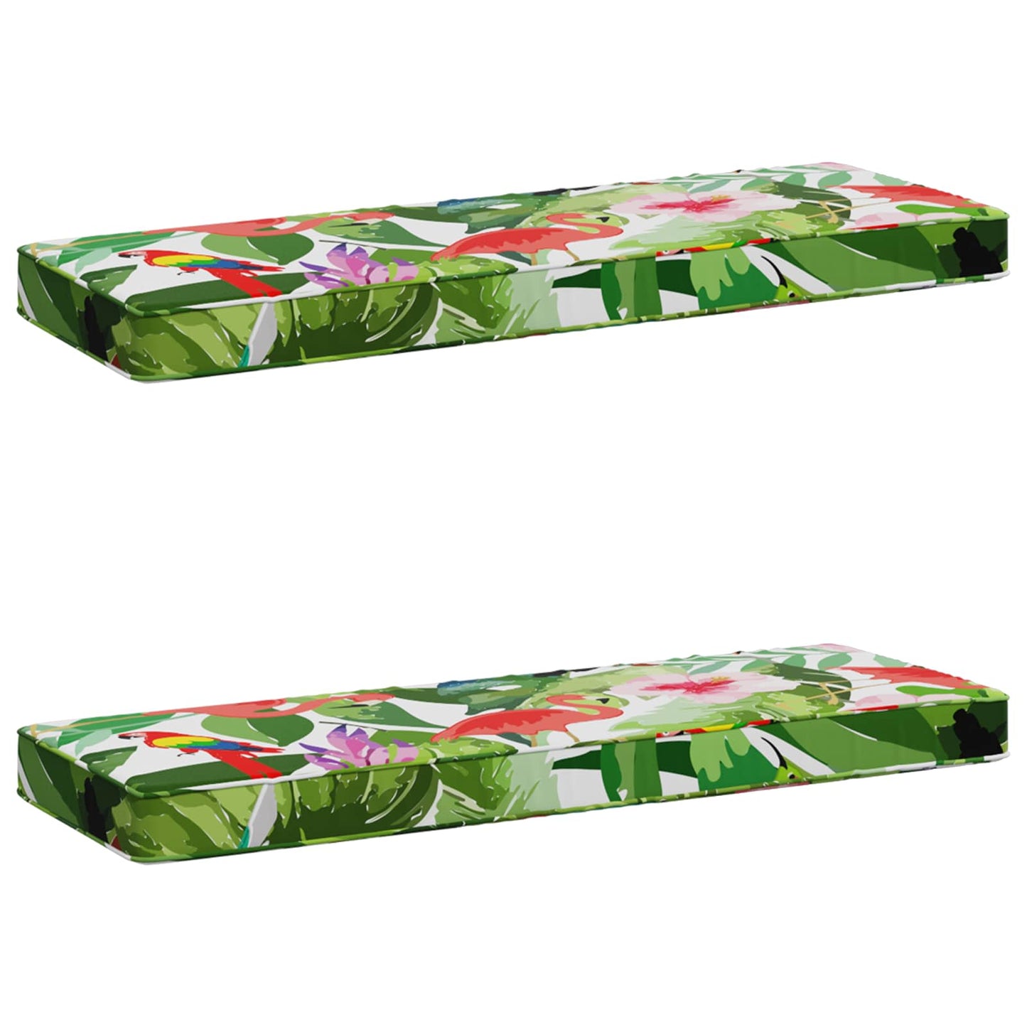 2-Piece Bench Cushions VUGHT 2 pcs 100% Polyester Multicolour