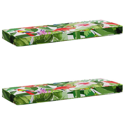 2-Piece Bench Cushions VUGHT 2 pcs 100% Polyester Multicolour