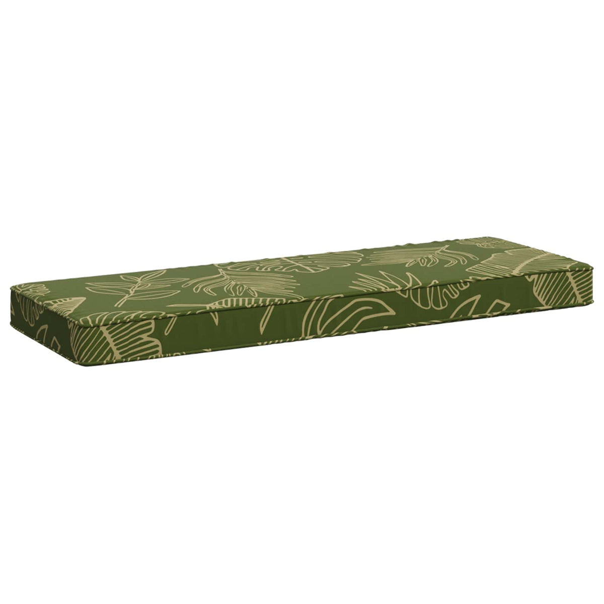 1-Piece Bench Cushion VUGHT 100% Polyester Leaf Design