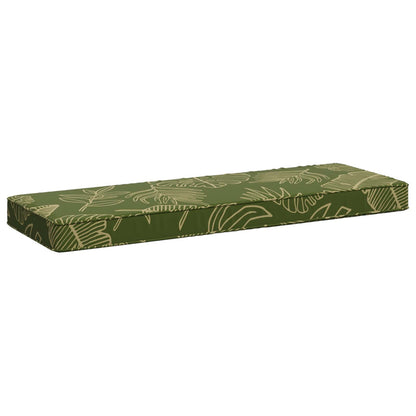 1-Piece Bench Cushion VUGHT 100% Polyester Leaf Design