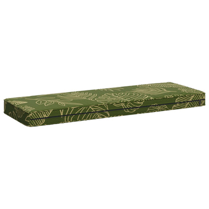 2-Piece Bench Cushions VUGHT 2 pcs 100% Polyester Leaf Design