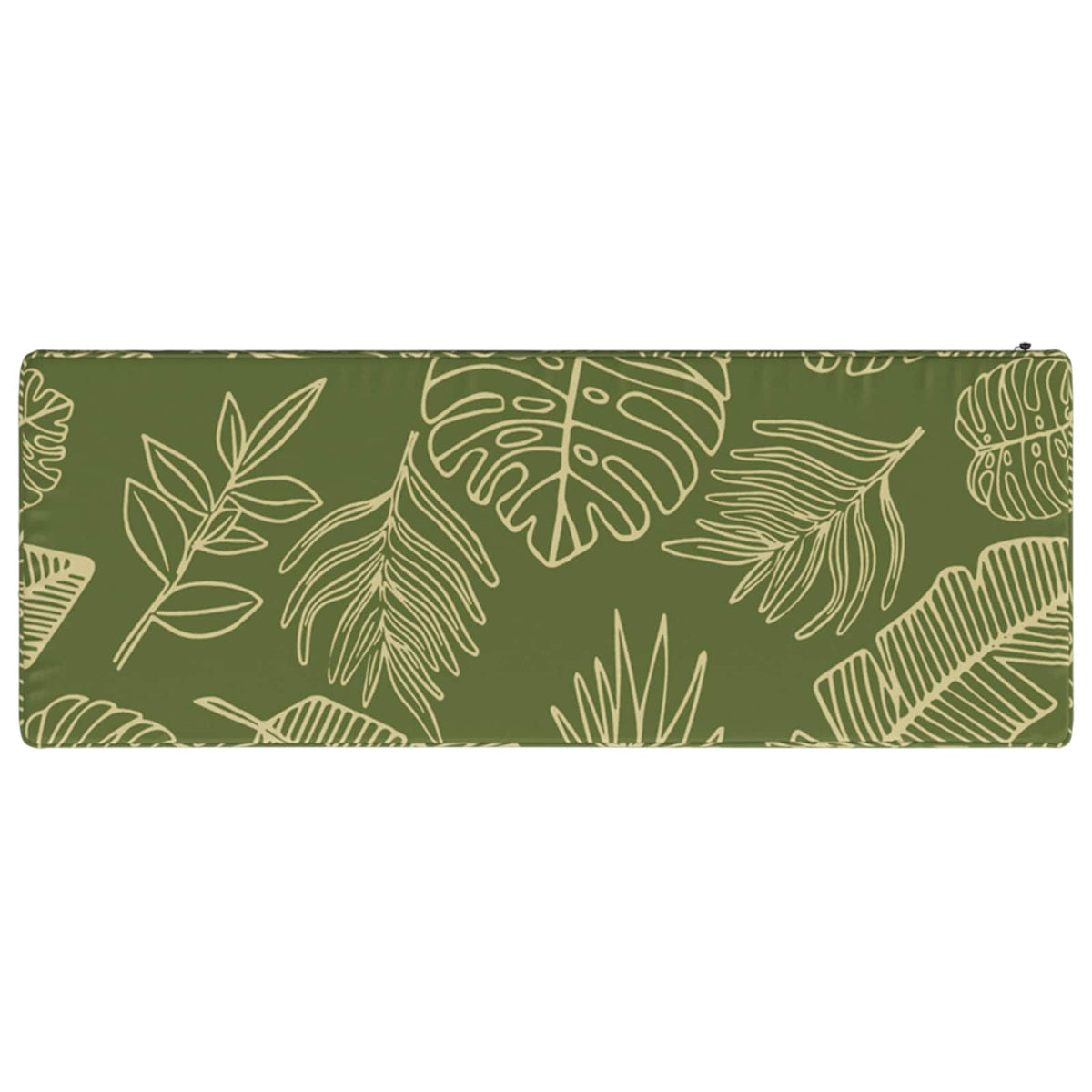 2-Piece Bench Cushions VUGHT 2 pcs 100% Polyester Leaf Design