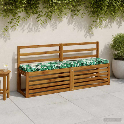 2-Piece Bench Cushions VUGHT 2 pcs 100% Polyester Leaf Pattern