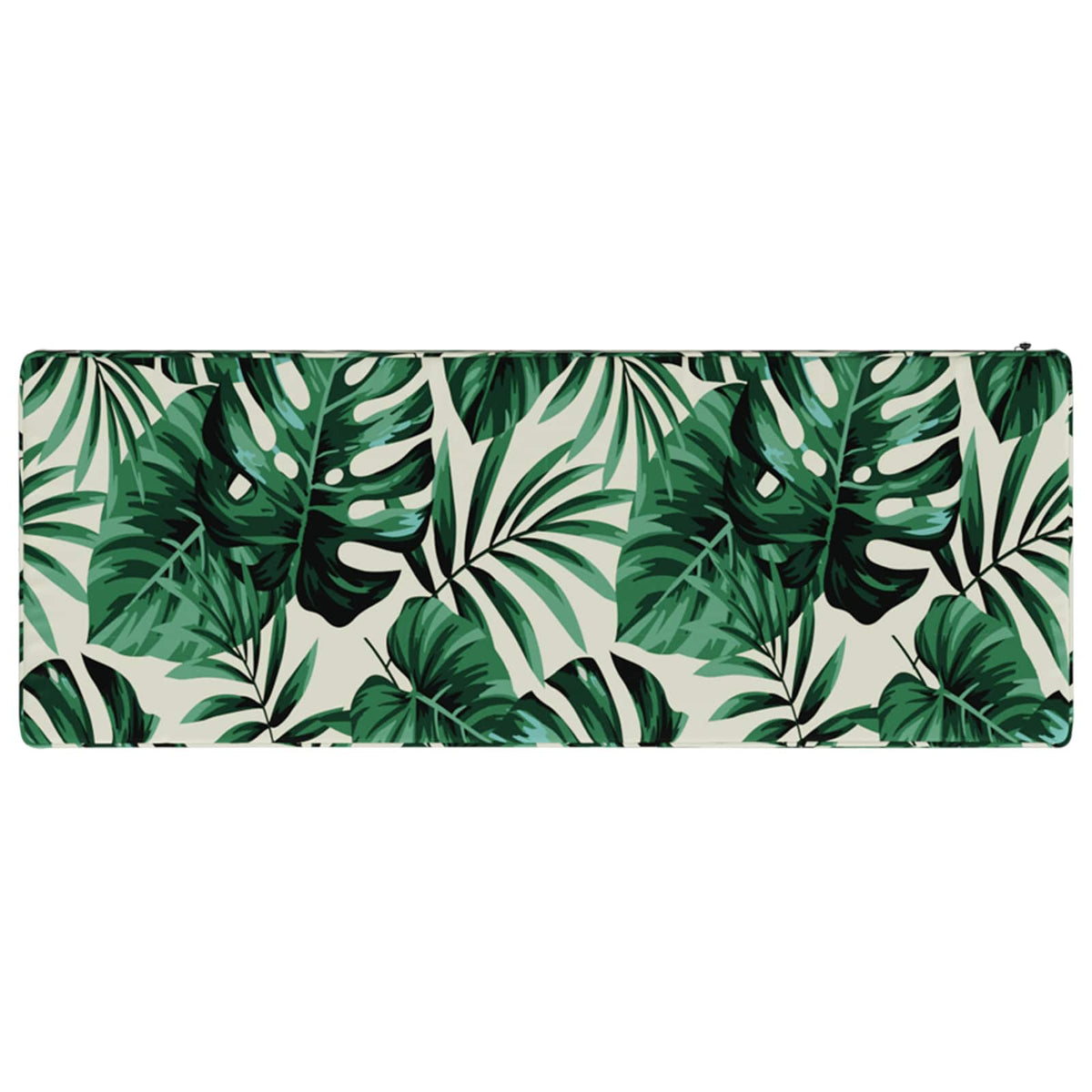 1-Piece Bench Cushion VUGHT 100% Polyester Leaf Pattern