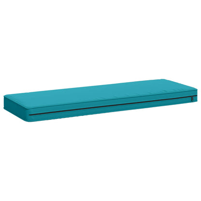 1-Piece Bench Cushion VUGHT 100% Polyester Turquoise