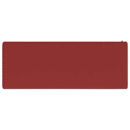 1-Piece Bench Cushion VUGHT 100% Polyester Wine Red