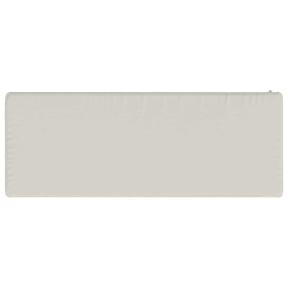 1-Piece Bench Cushion VUGHT 100% Polyester White 80 x 30 x 5 cm