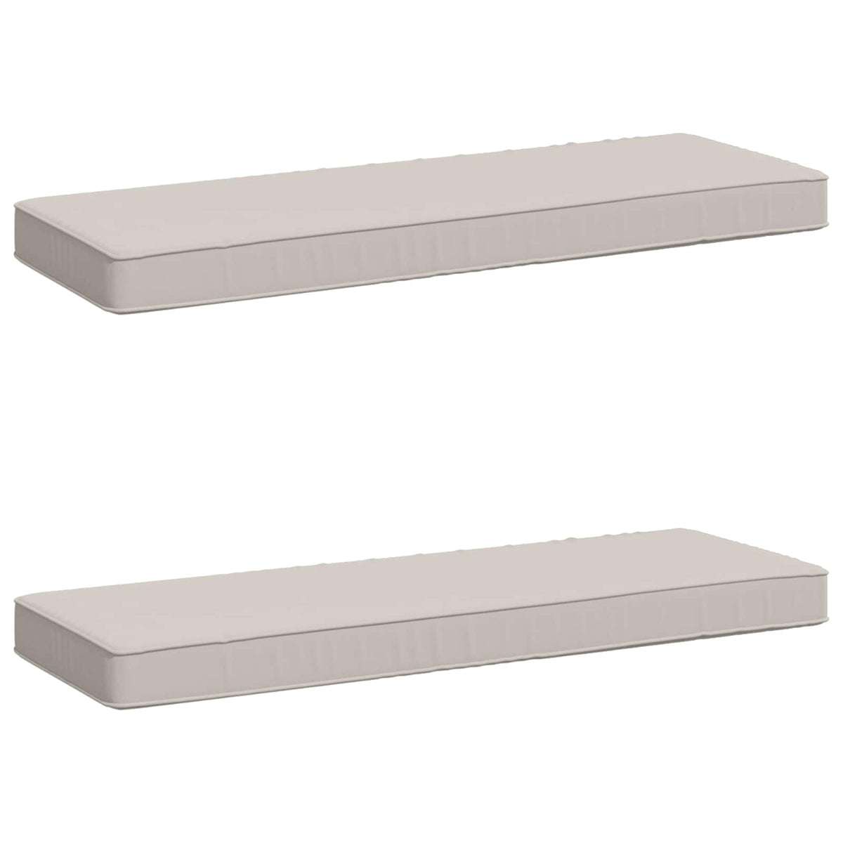 2-Piece Bench Cushions VUGHT 2 pcs 100% Polyester White
