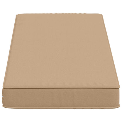 1-Piece Bench Cushion VUGHT 100% Polyester Sand 80 x 30 x 5 cm